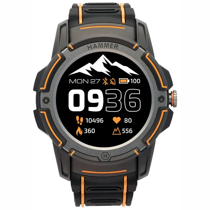 MyPhone Hammer Energy X 4+64GB Orange + Hammer Watch Plus RapidCharge Duo [Mazlietots]